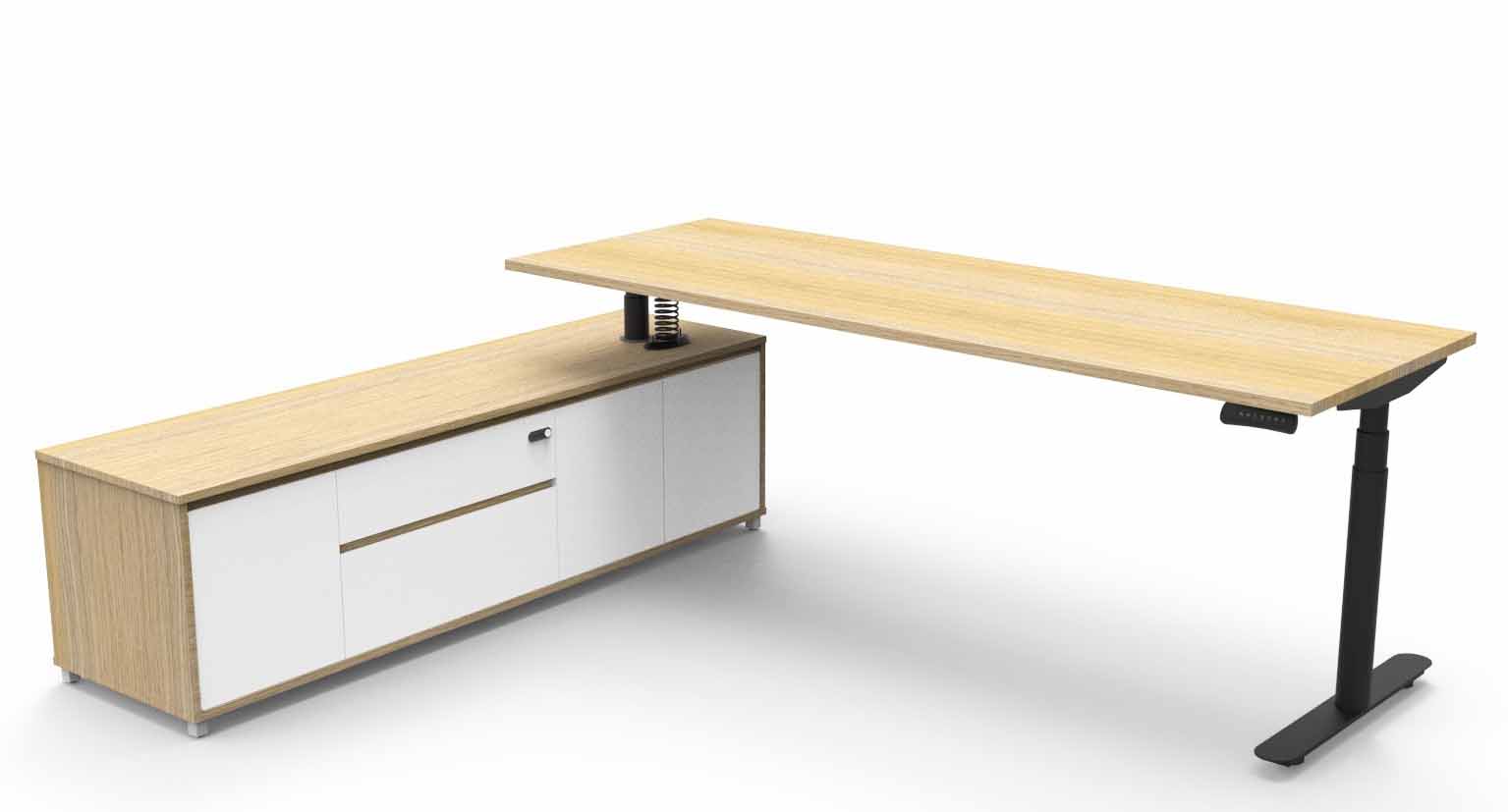 Halo+ Height Adjustable Executive Desk